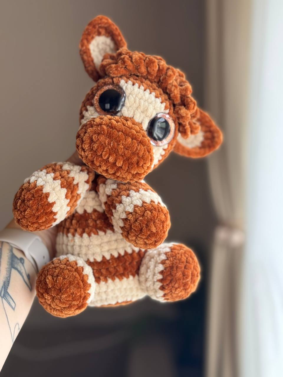 Zebra in Braun-Beige