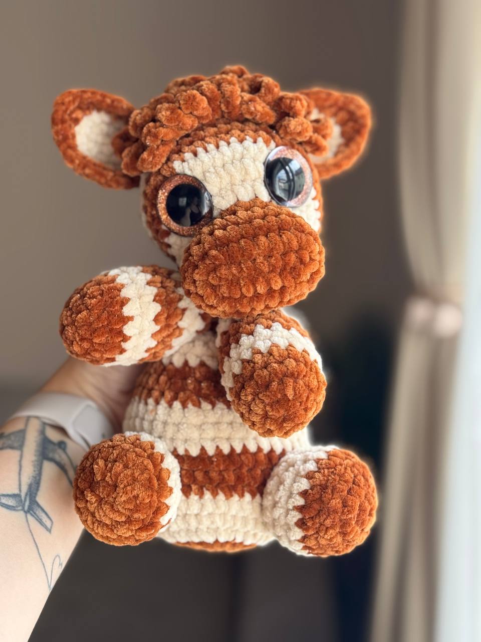 Zebra in Braun-Beige