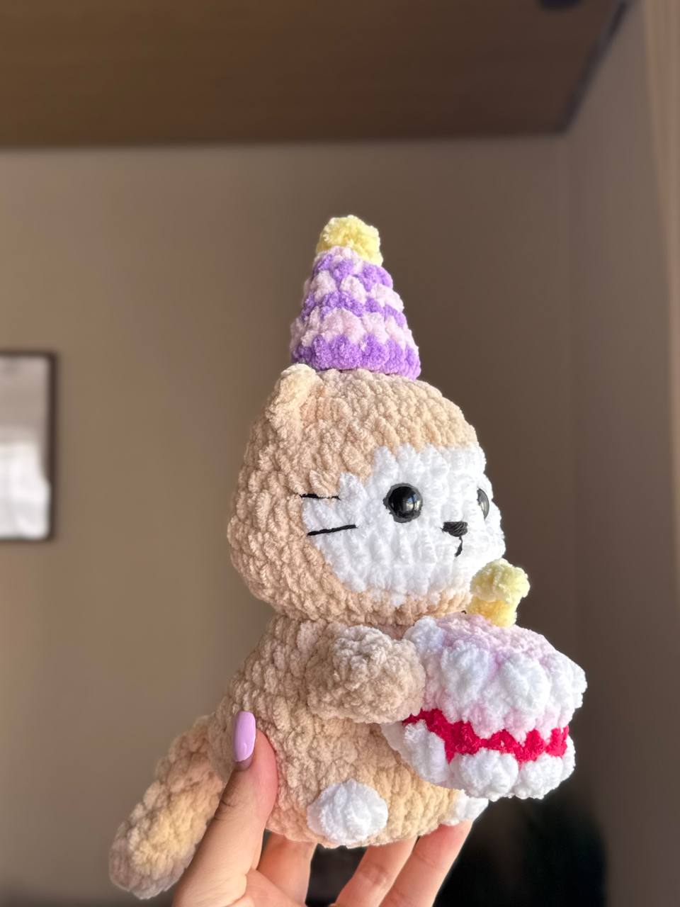Katze -Geburstag-mit Herz