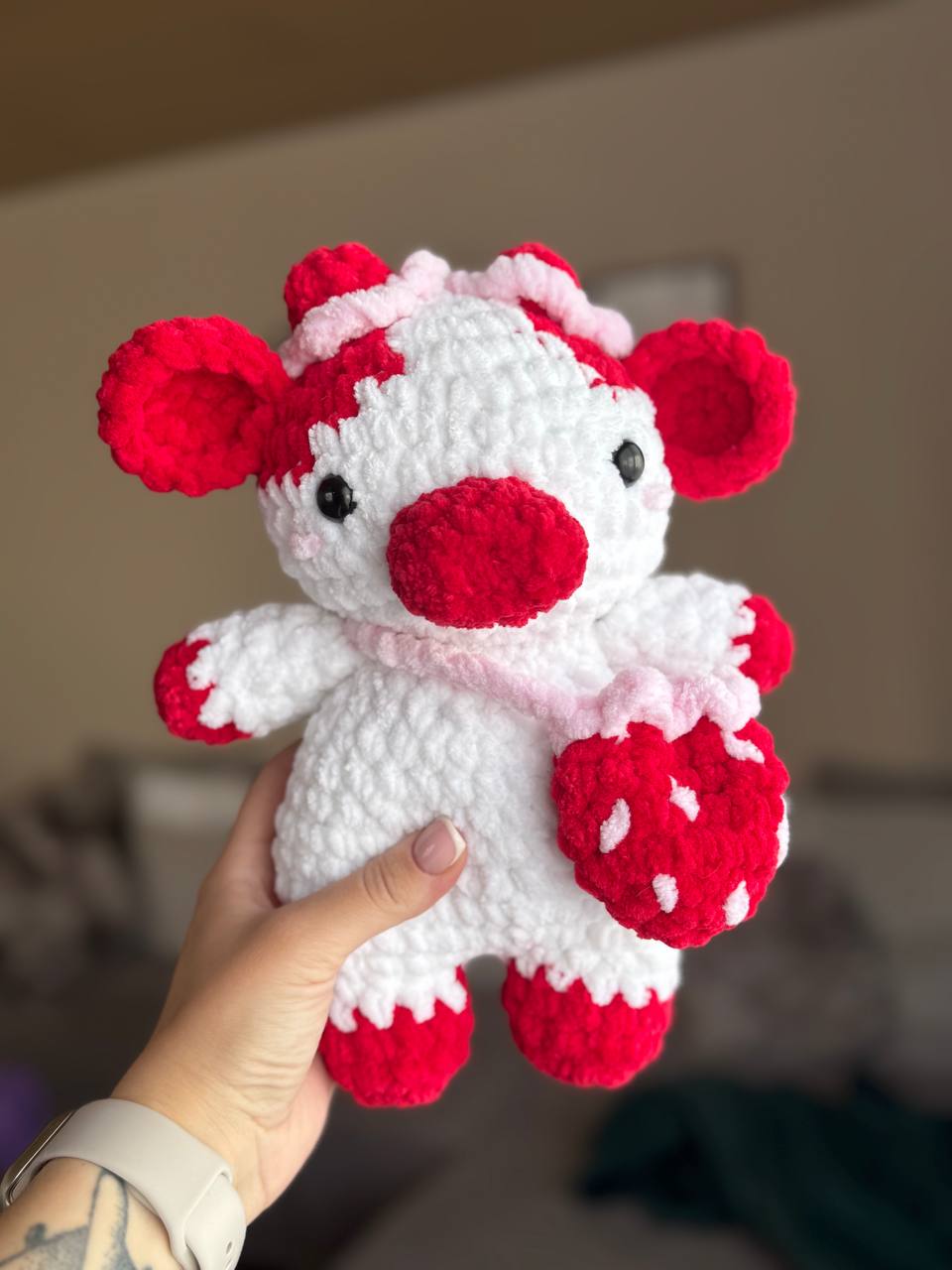 Erdbeeren Kuh