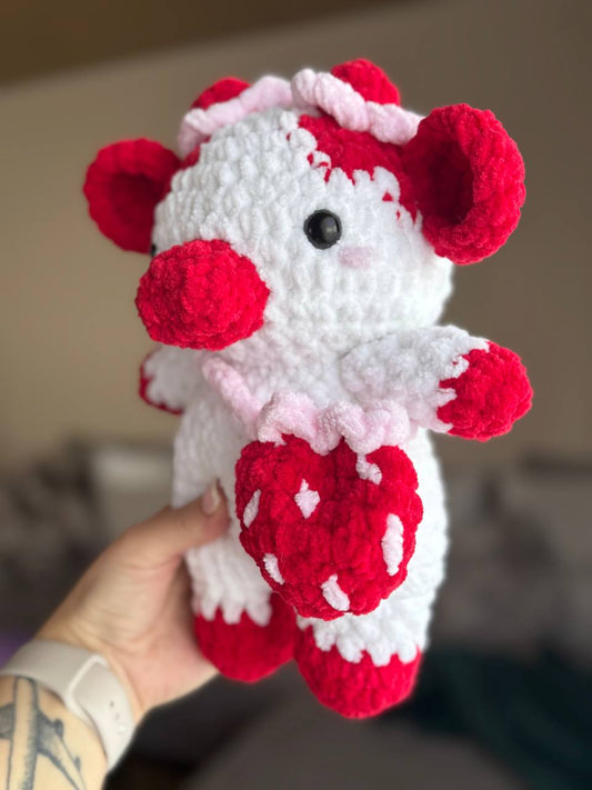 Erdbeeren Kuh